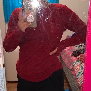 Dark Red Soft Long Sleeve